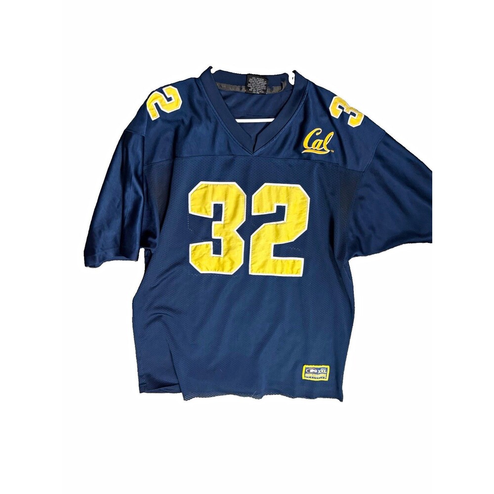Colosseum California Golden Bears Football Jersey #32 Blue/Yellow Size L